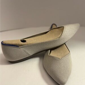 Rothys Light Gray Women's Flats Size 10